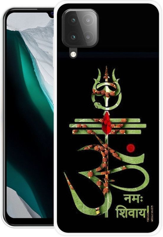 BLUEZAP Back Cover for Samsung Galaxy M12, Samsung Galaxy A12  (Black, Green, Grip Case, Silicon, Pack of: 1)