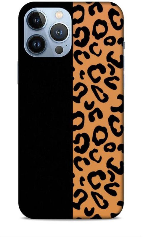 Coverland Back Cover for Apple iPhone 13 Pro Max  (Black, Brown, Pack of: 1)