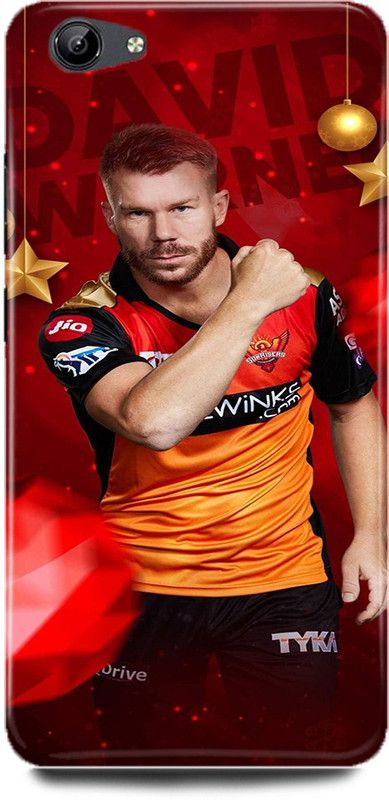 DIKRO Back Cover for vivo V5, 1601, DAVID, WARNER, SUNRISES, HYDERABAD  (Multicolor, Hard Case, Pack of: 1)