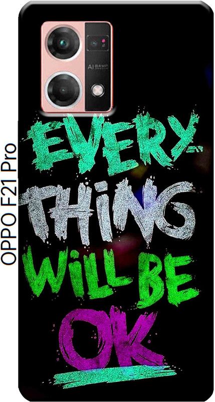 TrenoSio Back Cover for Oppo F21 Pro 2756  (Multicolor, Matte Finish, Silicon, Pack of: 1)