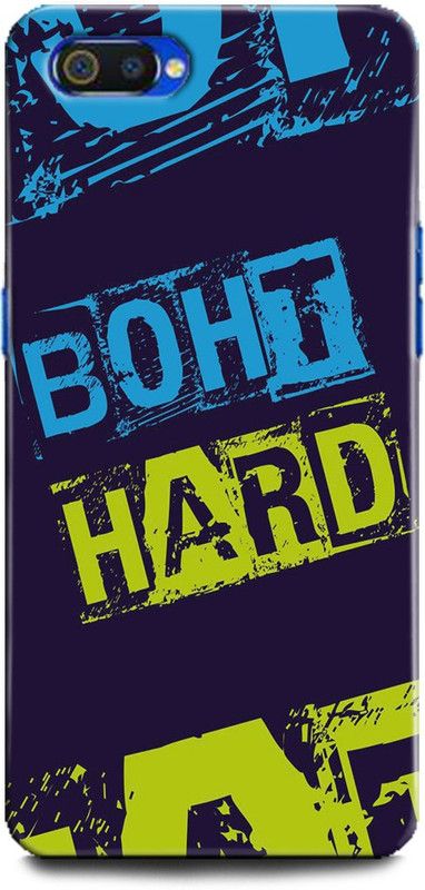INTELLIZE Back Cover for Realme C2/RMX1945 boht hard,Printed  (Multicolor, Shock Proof)