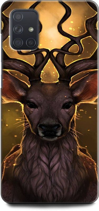 Afterglow Back Cover for SAMSUNG Galaxy A71 HUNT, DEER, ART, FANTASY, ARTISIC,SPARKLE  (Multicolor, Shock Proof, Pack of: 1)