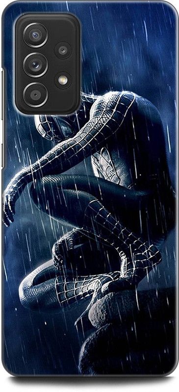 Afterglow Back Cover for SAMSUNG Galaxy A52 SPIDERMAN, MARVAL, SUPERHERO, COMIC, PETER PARKER  (Multicolor, Shock Proof, Pack of: 1)