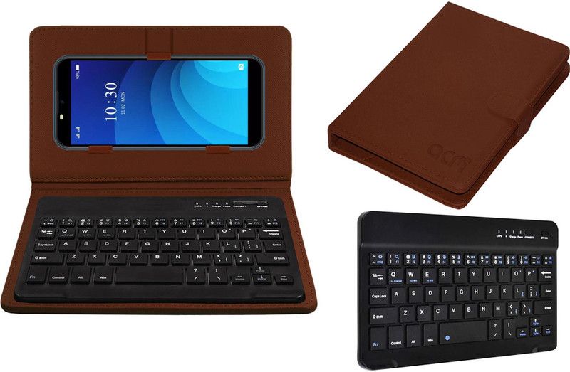 ACM Keyboard Case for Ikall Z1 Pro  (Brown, Cases with Holder, Pack of: 1)