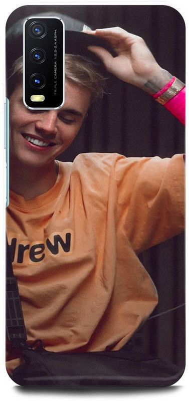 ZIGTOZAG SHOPPE Back Cover for vivo Y20i, V2027, JUSTINBIEBER, SINGER,  (Multicolor, Hard Case)