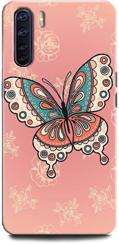 Afterglow Back Cover for Oppo F15 BUTTERFLY, BEAUTIFUL BUTTERFLIES, BLUE BURRERFLY  (Multicolor, Shock Proof, Pack of: 1)