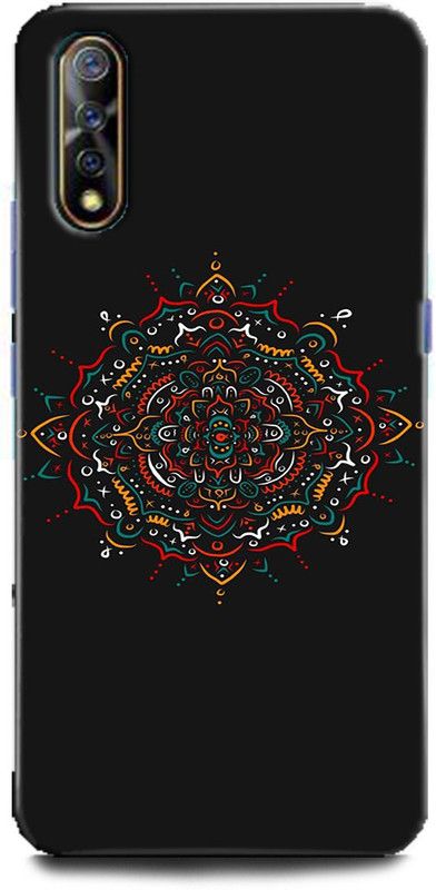 Afterglow Back Cover for Vivo Z1x MANDALA, FLOWER, ABSTRACT, GEOMETRIC, DESIGN, GLITTER, PATTERN  (Multicolor, Shock Proof, Pack of: 1)