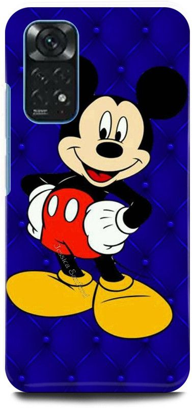 FRONK Back Cover for POCO M4 Pro, MICKEY, MOUSE, MINNIE, MOUSE, DOLL, TEDDY, LOVE  (Blue, Hard Case, Pack of: 1)