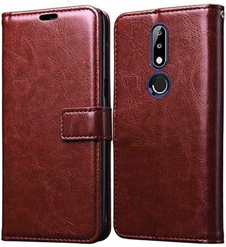 Rakulo Back Cover for Nokia 5.1 Plus  (Brown, Dual Protection, Pack of: 1)