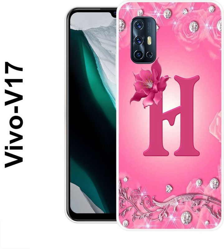 JATLAND Back Cover for Vivo V17  (Pink, Silicon)