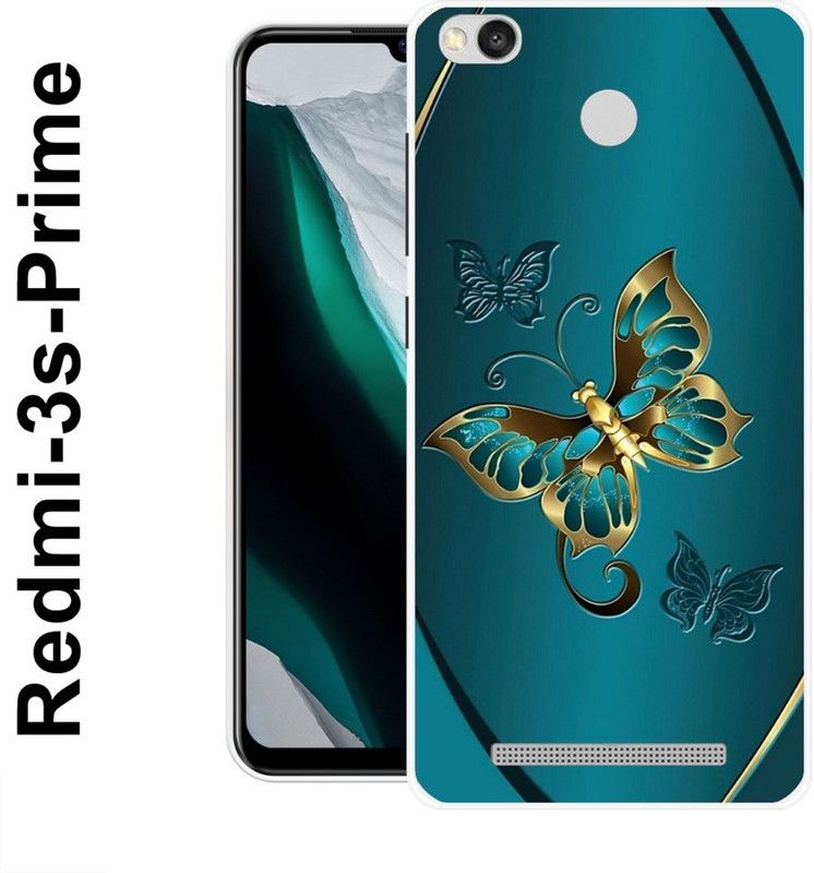 INDIALAND Back Cover for Redmi 3s Prime  (Blue, Grip Case, Silicon)