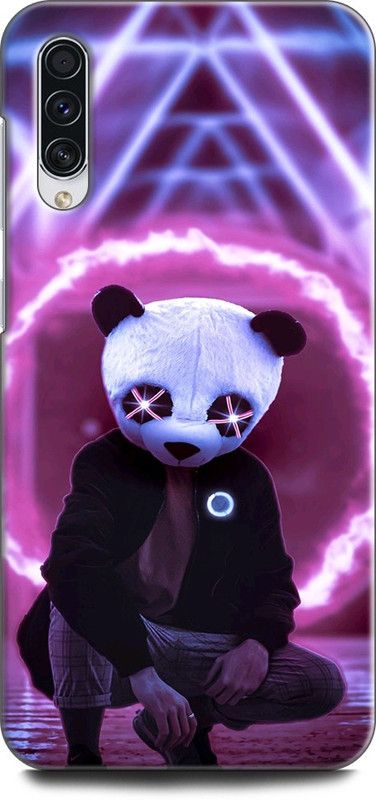 Afterglow Back Cover for Mi A3 NEON TRAP BOY, PANDA, GALAXY, GAME OVER  (Multicolor, Shock Proof, Pack of: 1)