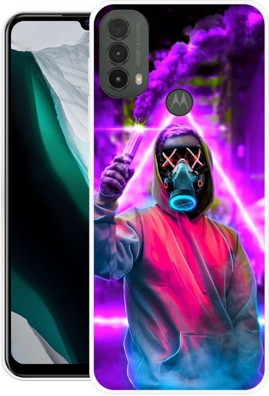 JATLAND Back Cover for Moto E324  (Multicolor, Grip Case, Silicon, Pack of: 1)