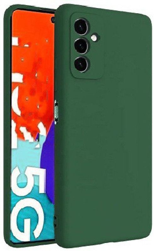 ASMANTIC Back Cover for Samsung Galaxy A13 5G  (Green, Silicon, Pack of: 1)