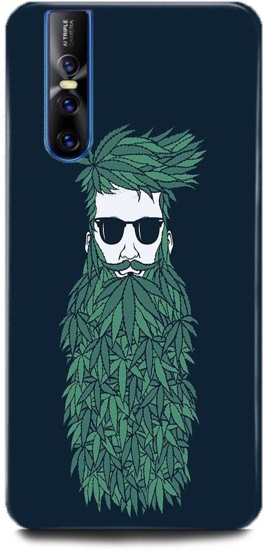 INDICRAFT Back Cover for Vivo V15 Pro, Vivo 1818, Beard, Printed  (Multicolor, Shock Proof, Pack of: 1)
