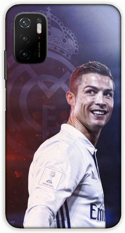 iprinto Back Cover for POCO M3 Pro, POCO M3 Pro 5G Footballer Back Cover  (White, Hard Case, Pack of: 1)