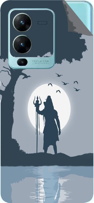 Jeeva Creation Vivo V25 Pro, vivo v25 pro Mobile Skin  (Ultra Super Lord Shiva Skin With High Matte Finish.)