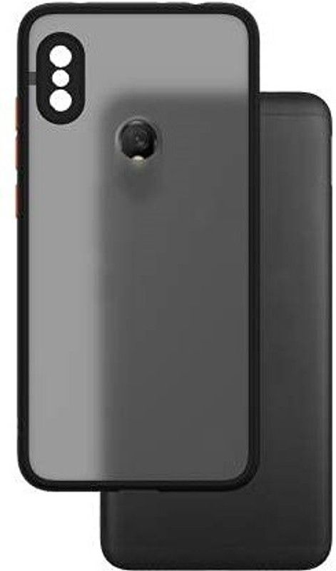 OffersOnly Back Cover for Realmi Note 7s Smoke View Hard Case  (Black, Matte Finish, Silicon, Pack of: 1)