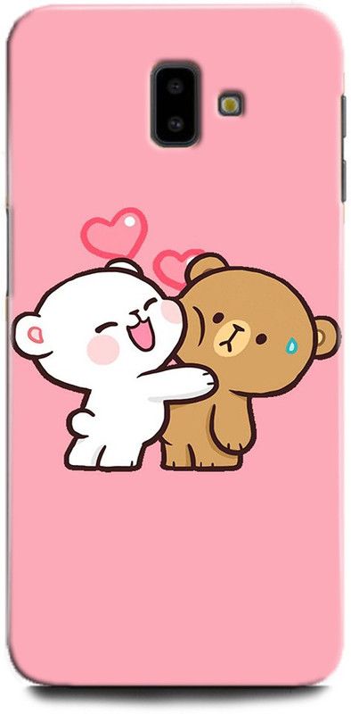 WallCraft Back Cover for SAMSUNG Galaxy J6 Plus LOVE, ANIME, COUPLE, GIRL, BOY, HEART, RED, MOON, NATURE, PINK  (Multicolor, Dual Protection, Pack of: 1)