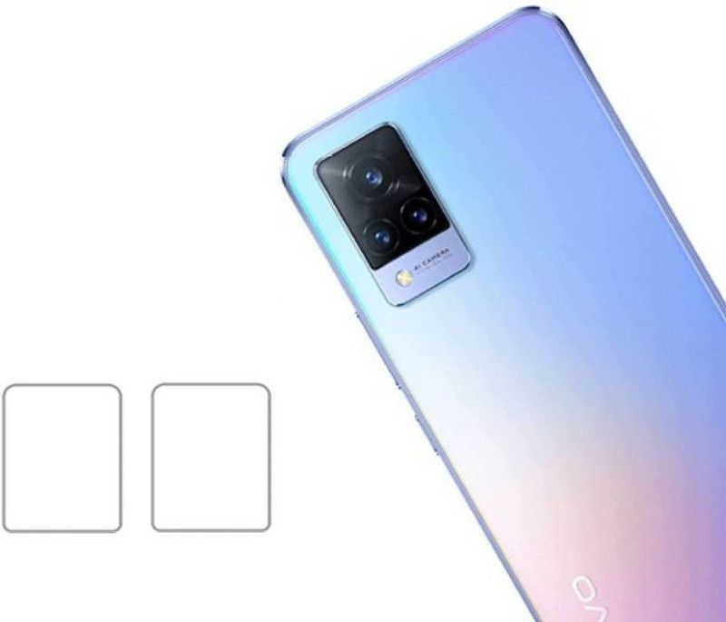 XAZE Back Camera Lens Glass Protector for VIVO V21 5G  (Pack of: 2)