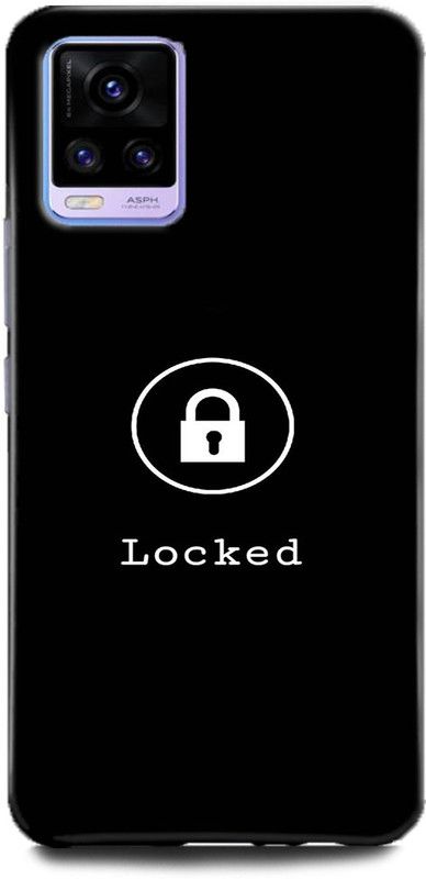 Afterglow Back Cover for Vivo V20 pro LOCKED, BLACK,GALAXY,HATE,LOCK,PLUS,TEXT  (Multicolor, Shock Proof, Pack of: 1)