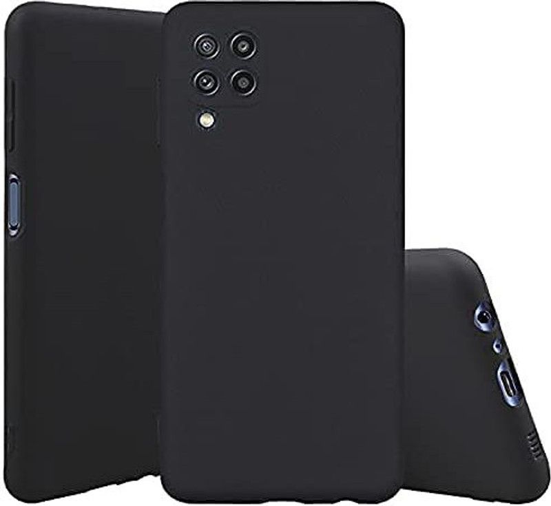 S-Hardline Back Cover for Samsung Galaxy A22 4G  (Black, Flexible, Pack of: 1)