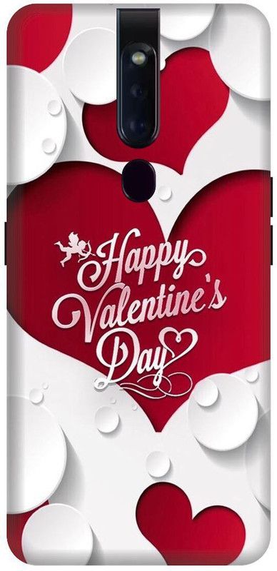 SSMORYA Back Cover for OPPO F11 Pro / CPH1969 ( Heppy Valentine) Printed Back Cover  (Multicolor, Shock Proof, Pack of: 1)