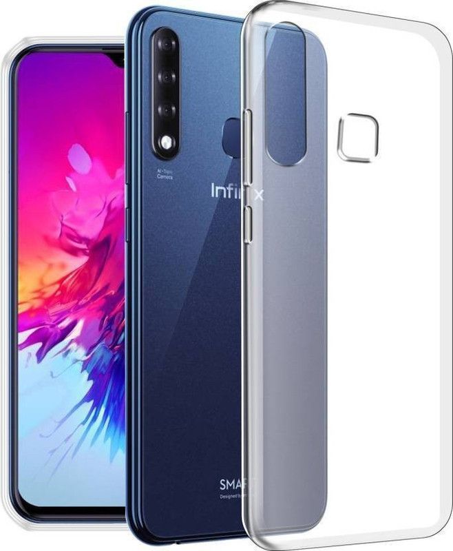 Mob Back Cover for Infinix Smart 3 Plus  (Transparent, Dual Protection, Pack of: 1)