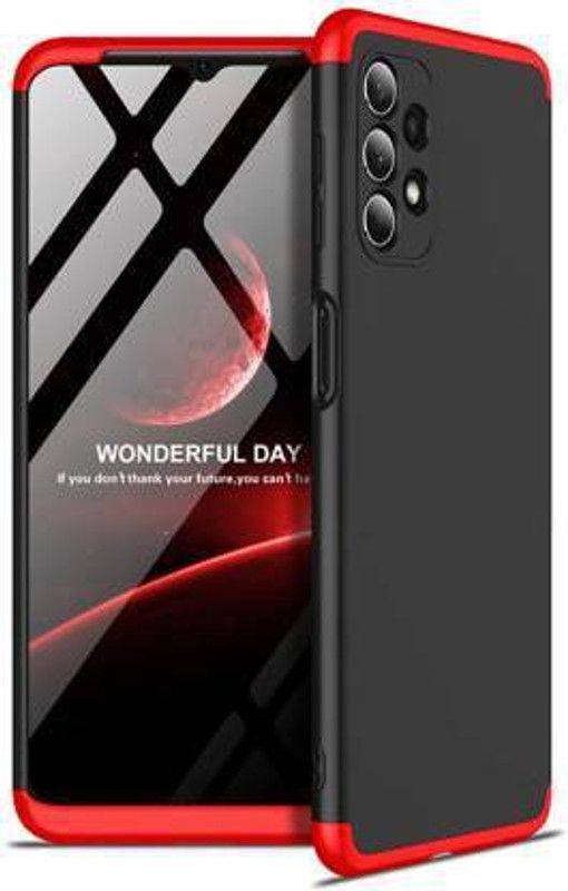 FLEETIA Back Cover for Samsung Galaxy A52  (Red)