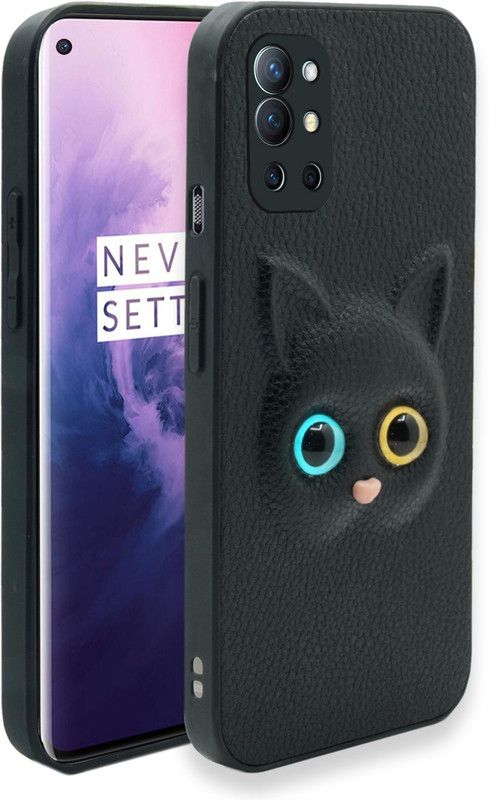 Wowcase Back Cover for Oneplus 9R, Oneplus 9R 5G, 3D Cute Doll, Cute Hello Kitty Case  (Black, 3D Case, Pack of: 1)