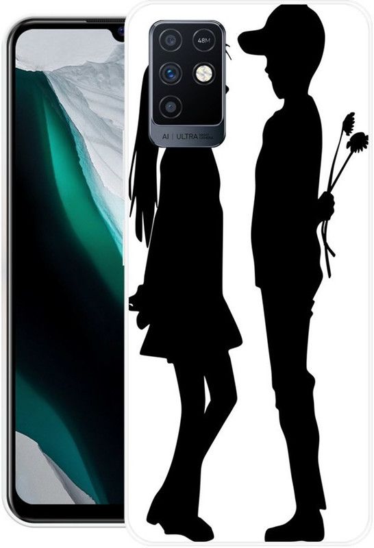 Krtagy Back Cover for Infinix Note 10  (Multicolor, Dual Protection, Silicon, Pack of: 1)