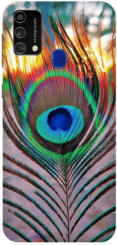 UMPRINT Back Cover for Samsung Galaxy F41 Peacock Peep Of Peacock Printed Back Cover  (Multicolor, Hard Case, Pack of: 1)