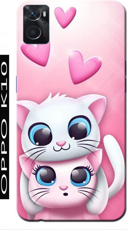 BIVAX Back Cover for OPPO K10  (Multicolor, Grip Case, Silicon, Pack of: 1)