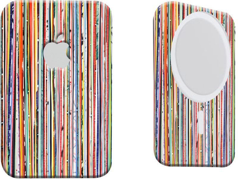 Mclaxa Lines 5555,Skin With Back,Sides And Front Skin Guard, Apple MagSafe Battery Pack Mobile Skin  (Lines 5555 Skin With Super Matte Finish)