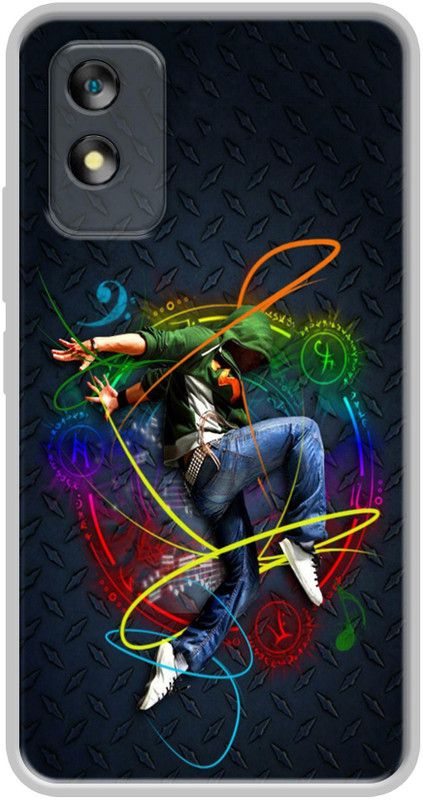 Casotec Back Cover for Itel A23s 4G  (Multicolor, Silicon, Pack of: 1)