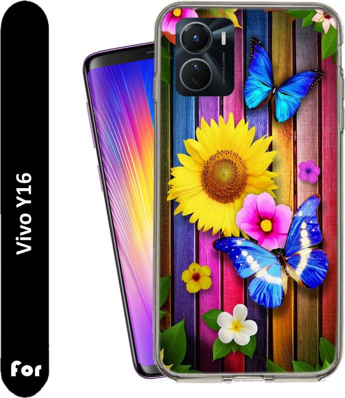 Kanishka Back Cover for Vivo Y16  (Multicolor, Flexible, Silicon, Pack of: 1)