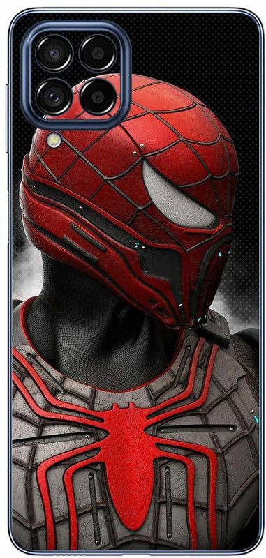 FCS Samsung Galaxy M53 Printed Back Skin: Spider Man Mobile Skin  (Spider Man Skin)