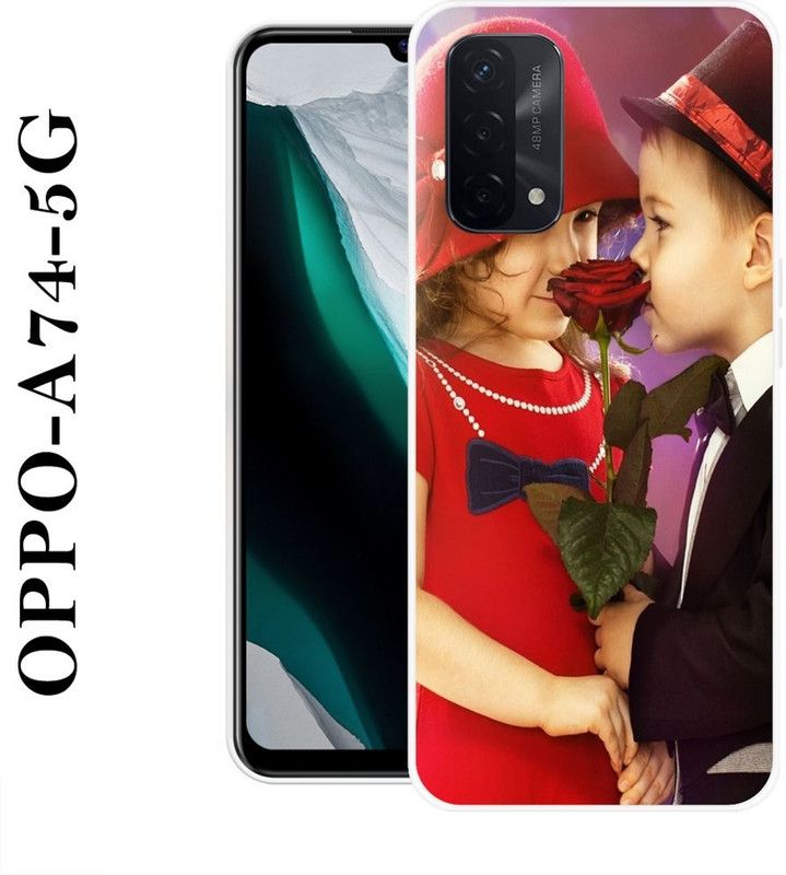Sswastik Back Cover for Oppo A74 5G  (Multicolor, Silicon)