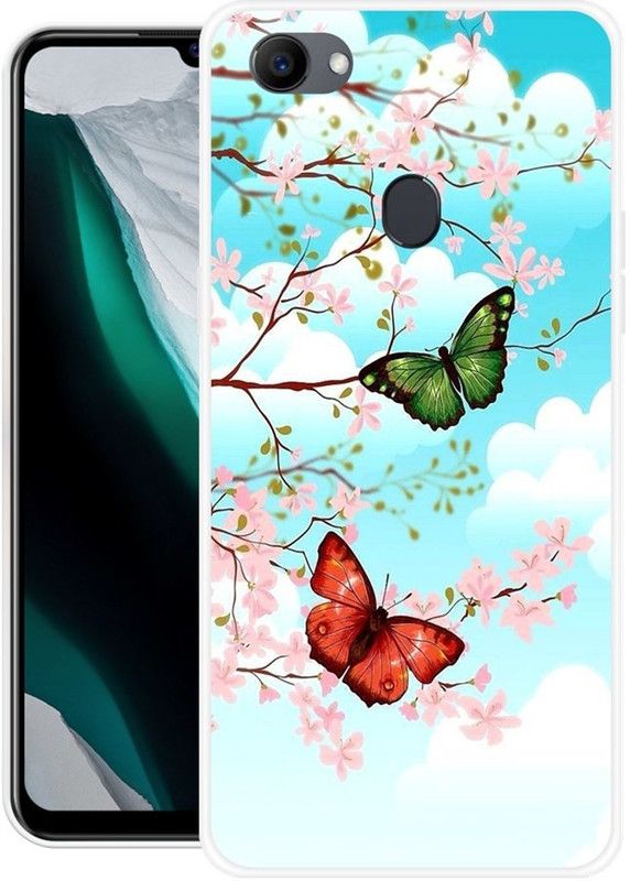 Namaste Back Cover for OPPO F7  (Multicolor, Dual Protection, Silicon, Pack of: 1)