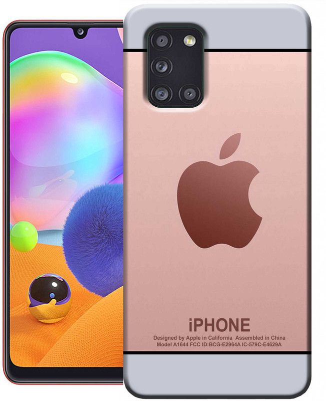 Amstyle Back Cover for Samsung A31 Mobile back cover / Samsung A31 back cover  (Multicolor, Anti-radiation, Silicon, Pack of: 1)