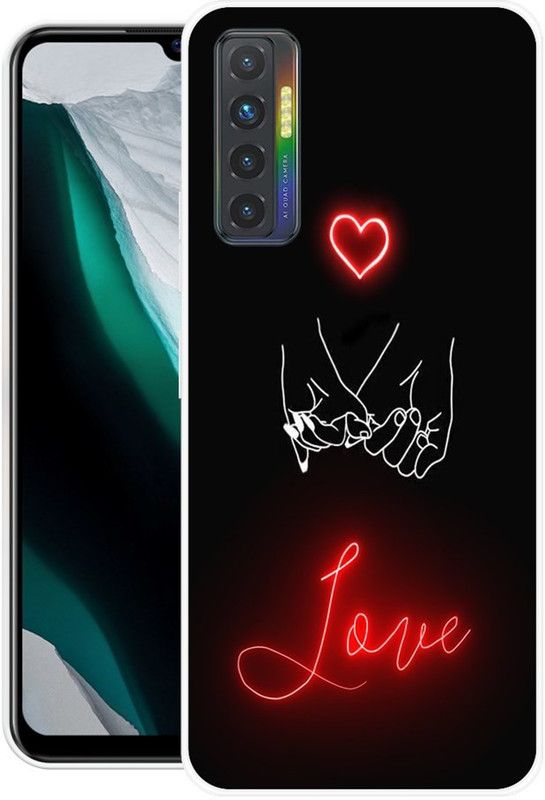 INDIALAND Back Cover for Tecno Camon 17, Tecno Camon 17P  (Multicolor, Grip Case, Silicon)