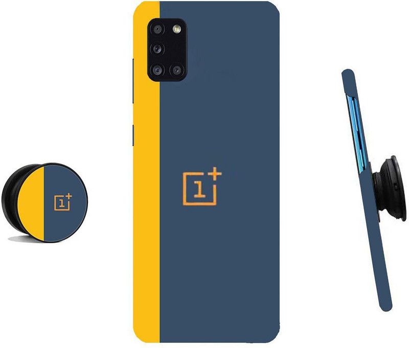 SPBR Back Cover for Samsung Galaxy A31  (Black, Yellow, Cases with Holder)