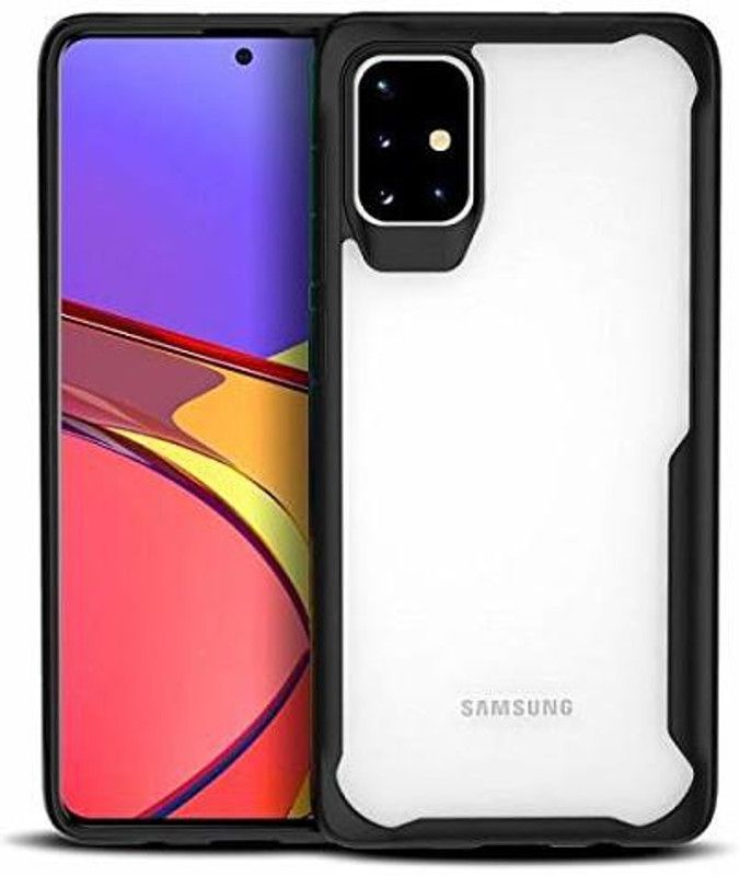 TROOZ Book Cover for Samsung Galaxy A51  (Transparent, Silicon, Pack of: 1)
