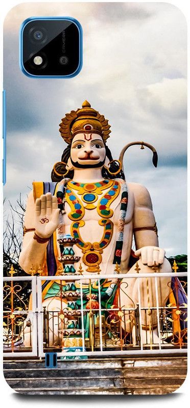 FRONK Back Cover for Realme C11 2021, RMX3231, HANUMAN, JI, MARUTI, BAJRANG, BALI, BALAJI, STATUE  (Gold, Hard Case, Pack of: 1)