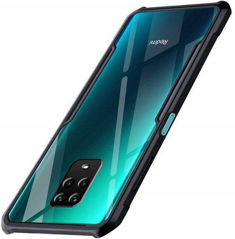 NSTAR Back Cover for POCO M2 Pro  (Transparent, Shock Proof, Pack of: 1)