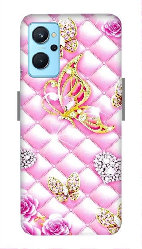 LUCKY MOBI.COM Back Cover for Realme 9i  (Pink)