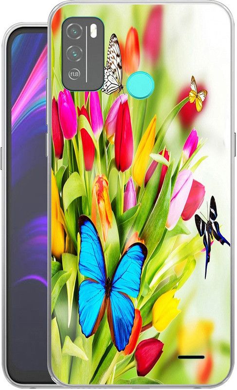 Mitvaa Back Cover for Micromax iN 1B  (Multicolor, Dual Protection, Silicon)