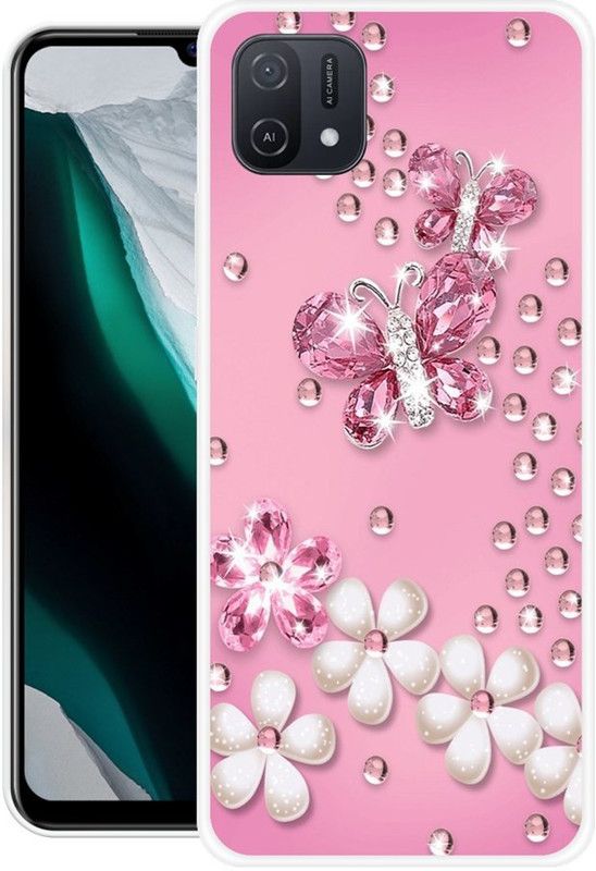 redfly Back Cover for Oppo A16E  (Multicolor, Grip Case, Silicon)