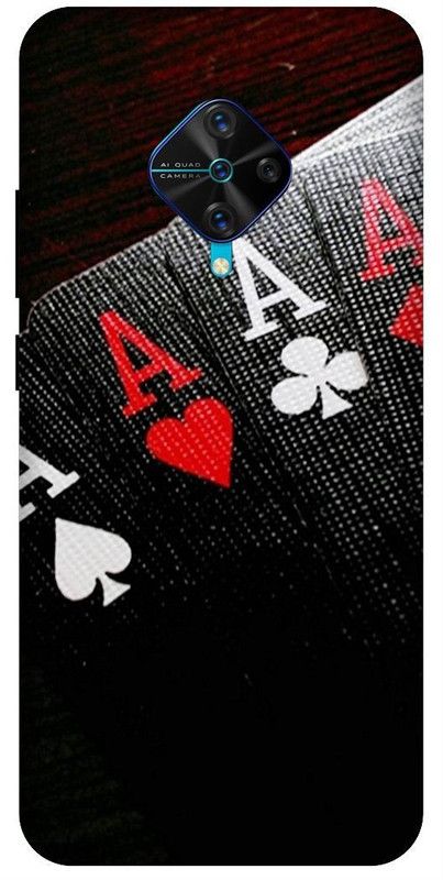 SSMORYA Back Cover for Vivo S1 Pro Cards Game Printed Back Cover  (Multicolor, Waterproof, Pack of: 1)
