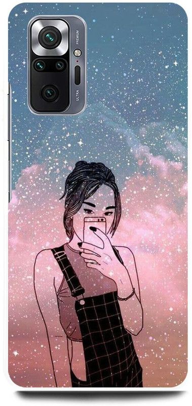 FRONK Back Cover for REDMI Note 10 Pro, CUTE, LOVELY, GIRL, SELFIE, GIRL  (Multicolor, Hard Case, Pack of: 1)